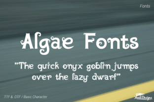 Algae: A Refined Display Typeface for Modern Branding