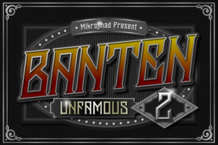 Banten: A Display Font for Bold Marketing Visuals