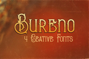 Bureno: A Vintage Display Font That Stops the Scroll