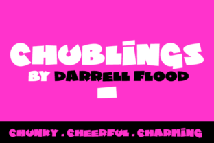 Chublings: A Chunky, Curvy Font for Playful Branding