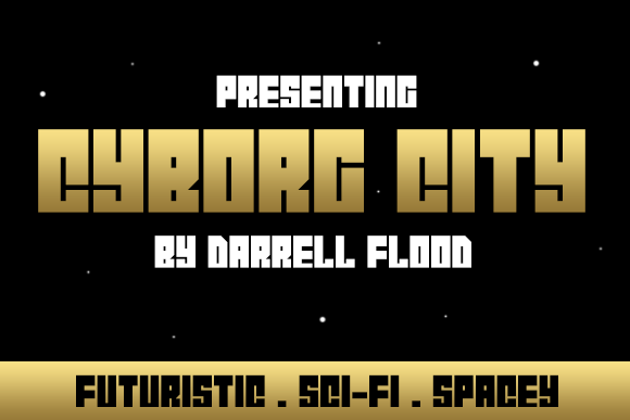 Cyborg City: A Futuristic Font for Bold Campaign Visuals