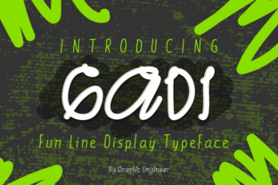 Gadi: A Charming Handwritten Display Font for Branding