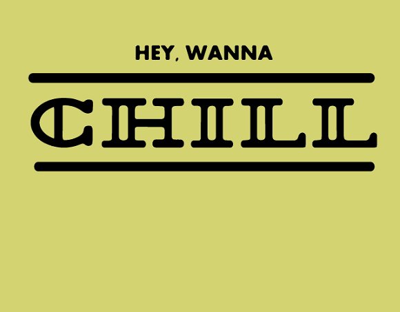 Hey Wanna Chill: A Geometric Display Font for Editorial Design