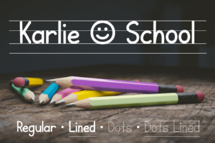 Karlie School: A Friendly Typeface for Small Business Branding