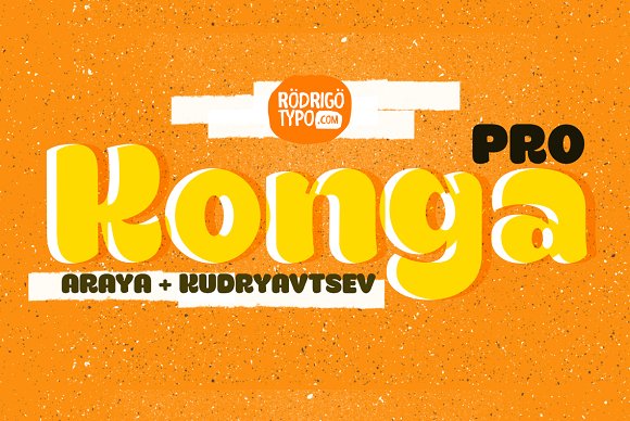 Konga Pro: A Display Font for Bold Editorial Design