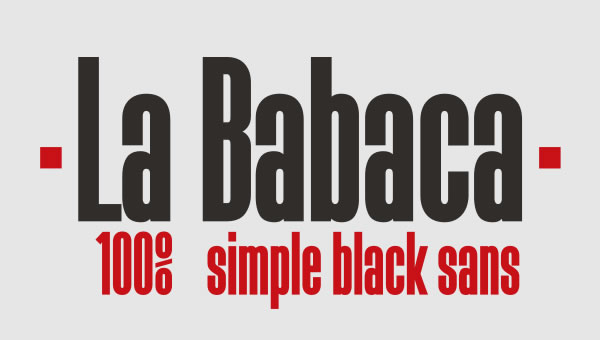 La Babaca: A Compressed Sans Serif for Editorial Design