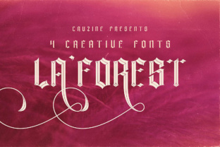 La Forest: A Gothic Display Font for Marketers and Creators
