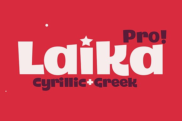 Laika Pro Typeface: Bold Character for Branding