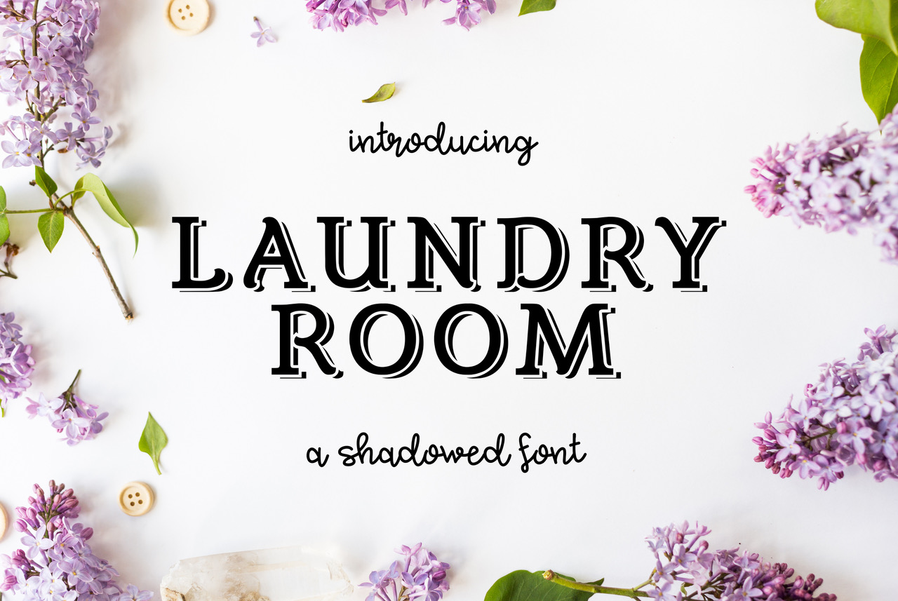 Laundry Room: A Slab Serif Typeface for Handmade Labels