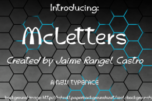 McLetters: A Display Font for Editorial Storytelling