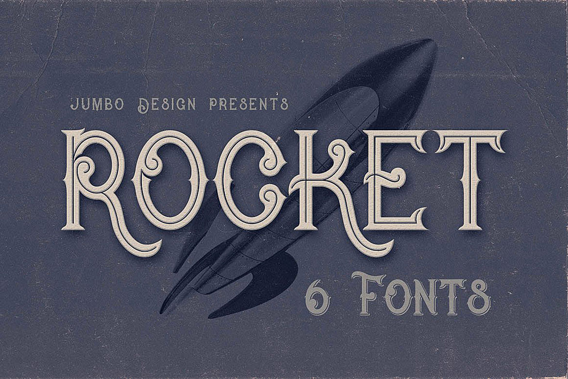 Rocket: A Retro Sci-Fi Display Font for Bold Editorial Design