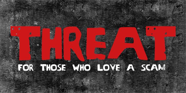 Threat: A Display Font That Commands Attention