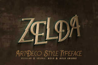 Zelda: The Art Deco Font That Makes Handmade Products Shine